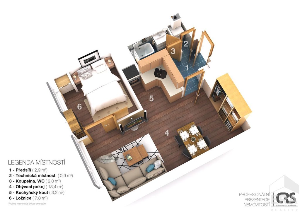 Prodej bytu 2+kk, 35 m2 + sklep 4m2, přímo u lesa Praha 4 Hodkovičky