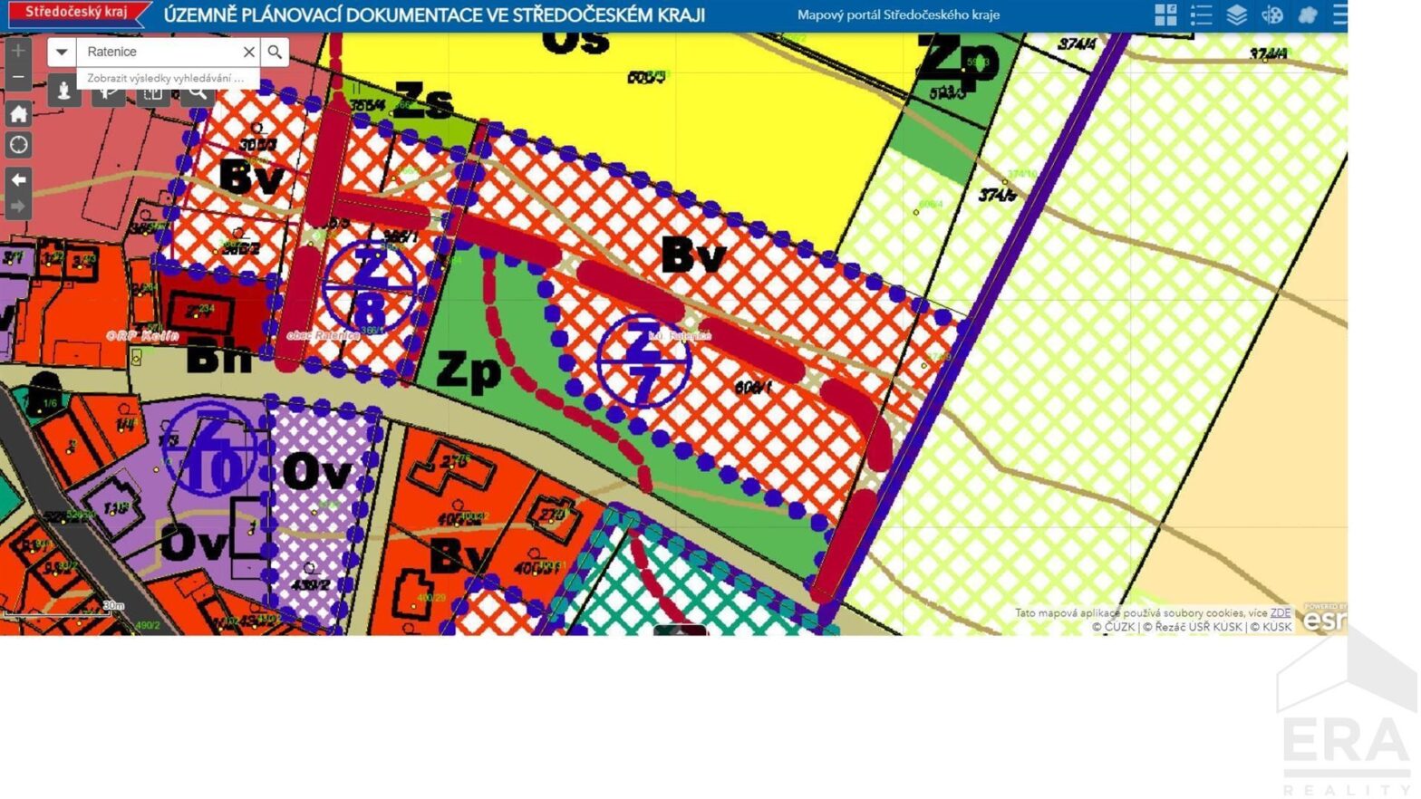 Stavební parcela Ratenice 11 111m2