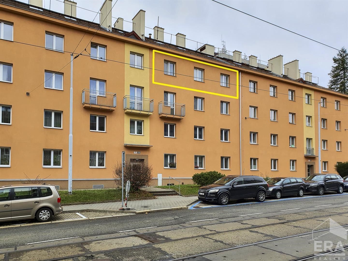 Prodej bytu 2+1 do OV, UP 65,2 m2, Brno, Purkyňova ulice