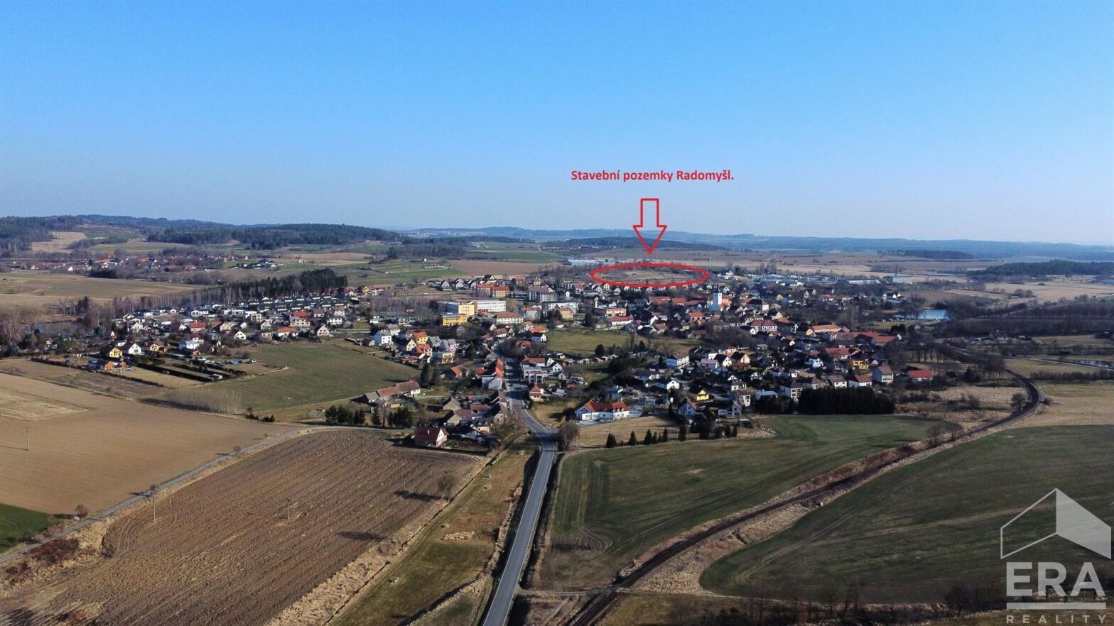 Prodej stavebních pozemků v Radomyšli (okr. Strakonice).