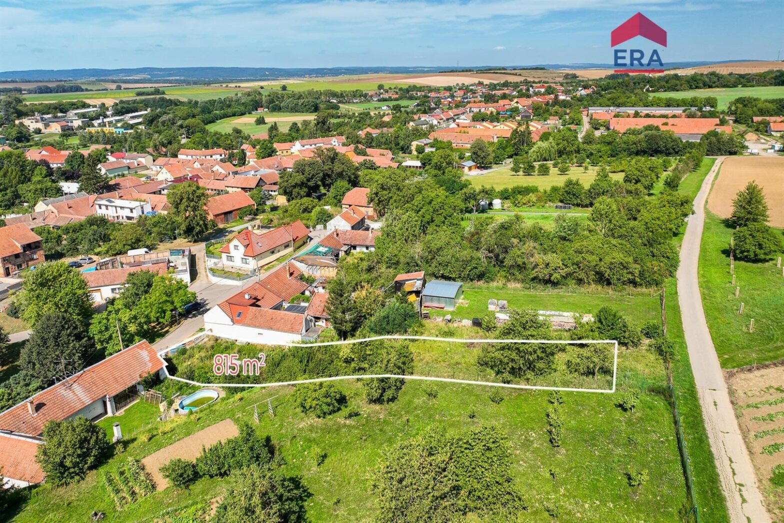 Prodej stavebního pozemku se stavebním povolením o výměře 815 m2 v obci Kozlany, okr. Vyškov