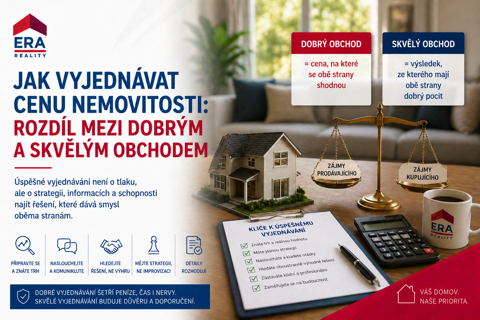 Era novinky - Jak vyjednávat cenu nemovitosti: Rozdíl mezi dobrým a skvělým obchodem